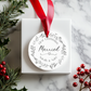 First Christmas Married Custom Calendar Ornament Holiday Ornament