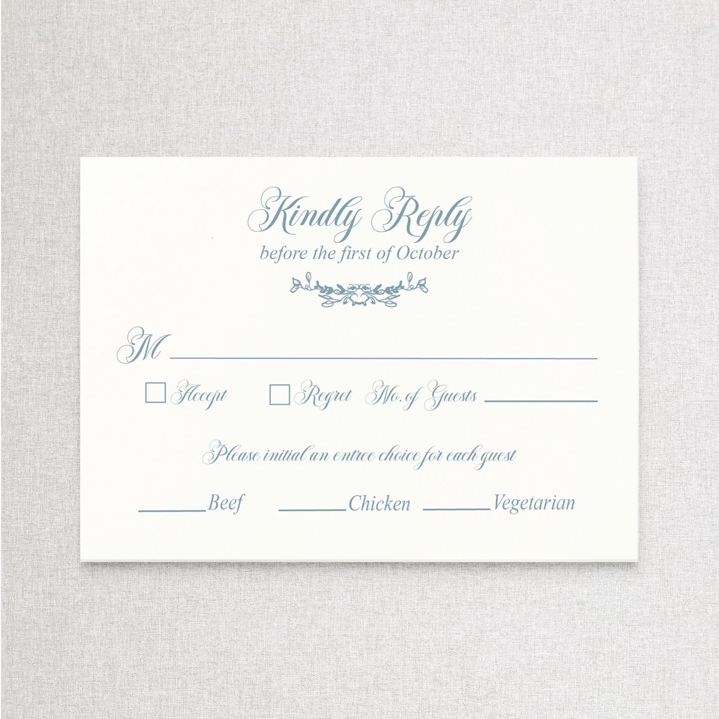 Regency Era | RSVP RSVP Card