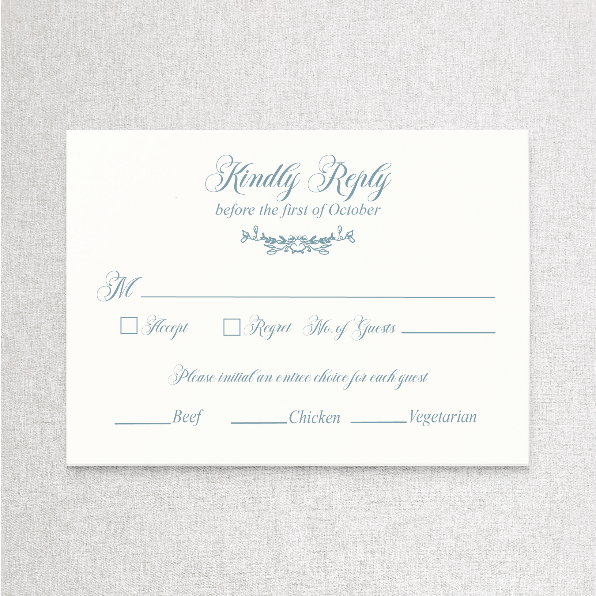 Regency Era | RSVP RSVP Card