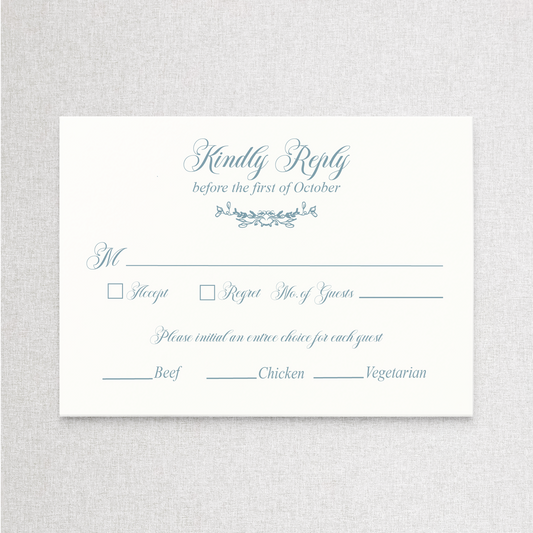 Regency Era | RSVP RSVP Card