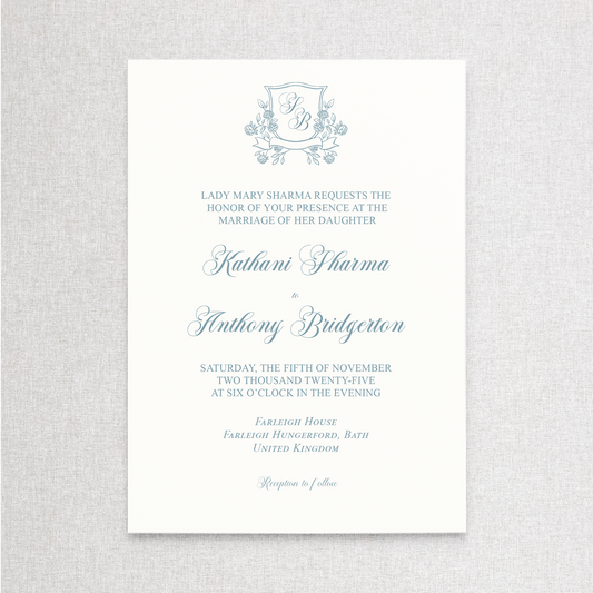 Regency Era | Invitation Wedding Suite
