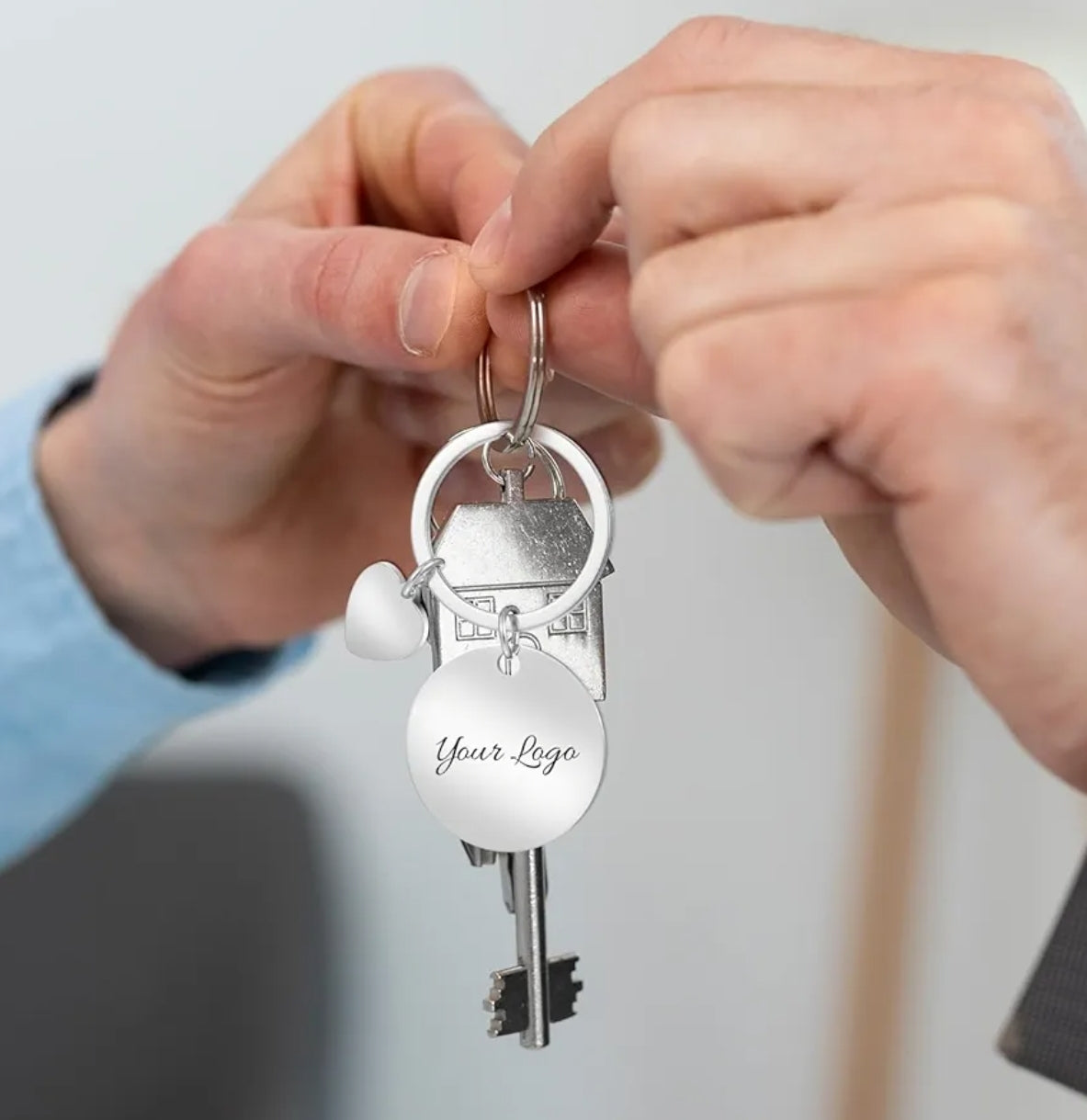 To My Daughter | Personalized Stainless Steel Keychain personalized keychain engraved