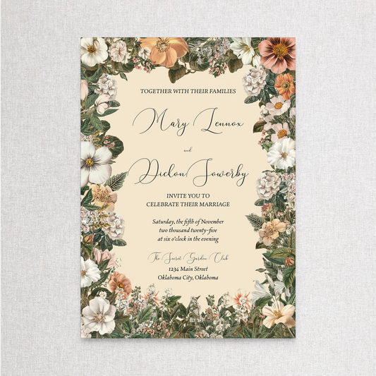 The Secret Garden | Invitation Wedding Suite