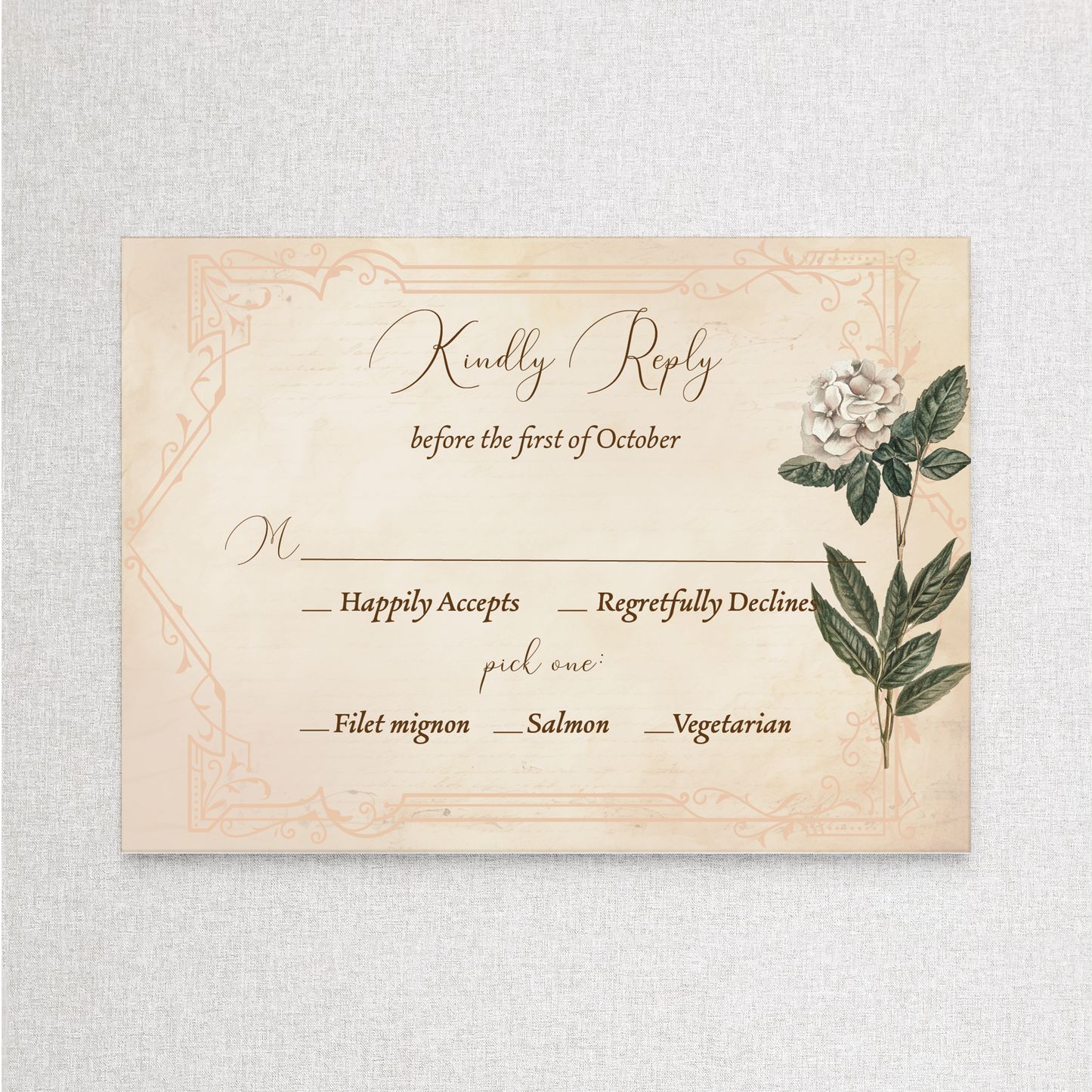 The Secret Garden | RSVP RSVP Card