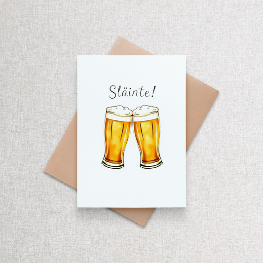 Sláinte | Custom Holiday Card Greeting Card