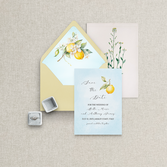 Amalfi Coast Lemon | Save the Date