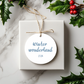 Winter Wonderland Christmas Ornament Holiday Ornament