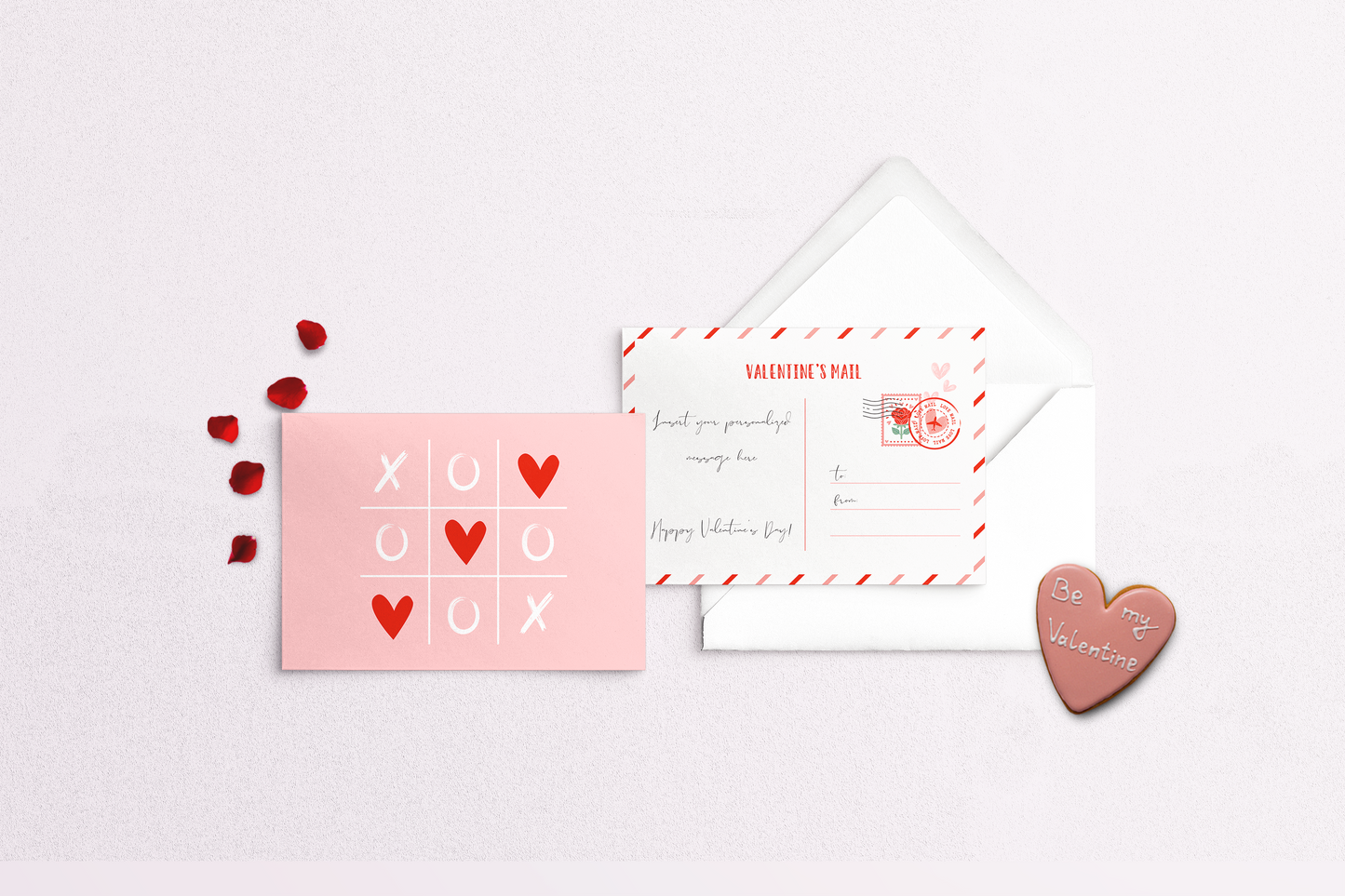 XOXO Personalized Postcard