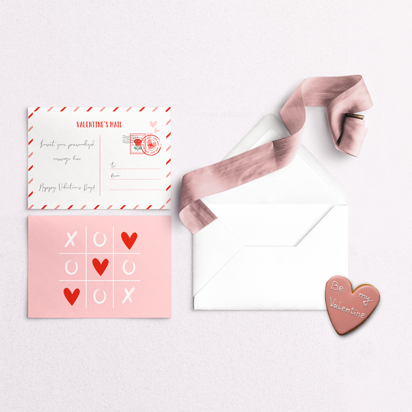 XOXO Personalized Postcard