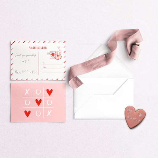 XOXO Personalized Postcard