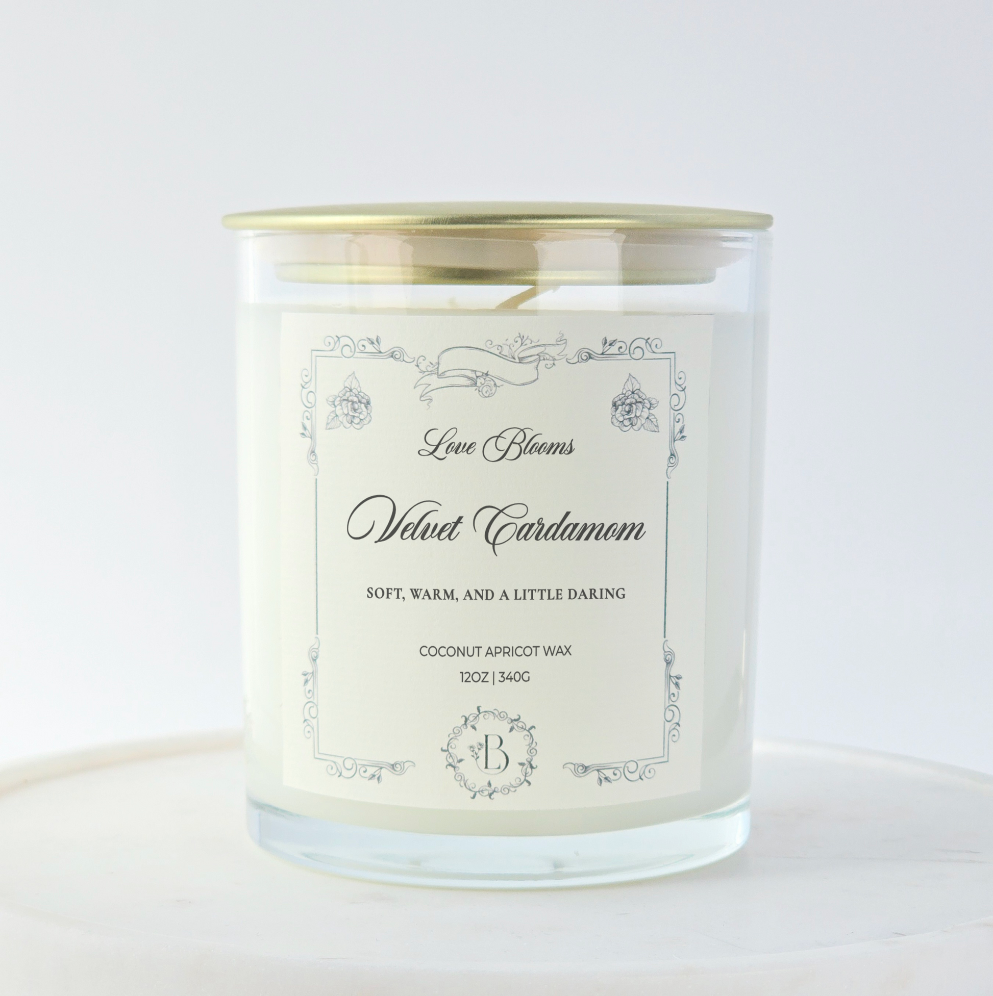 Velvet Cardamom | Scented Candle 12oz Candle