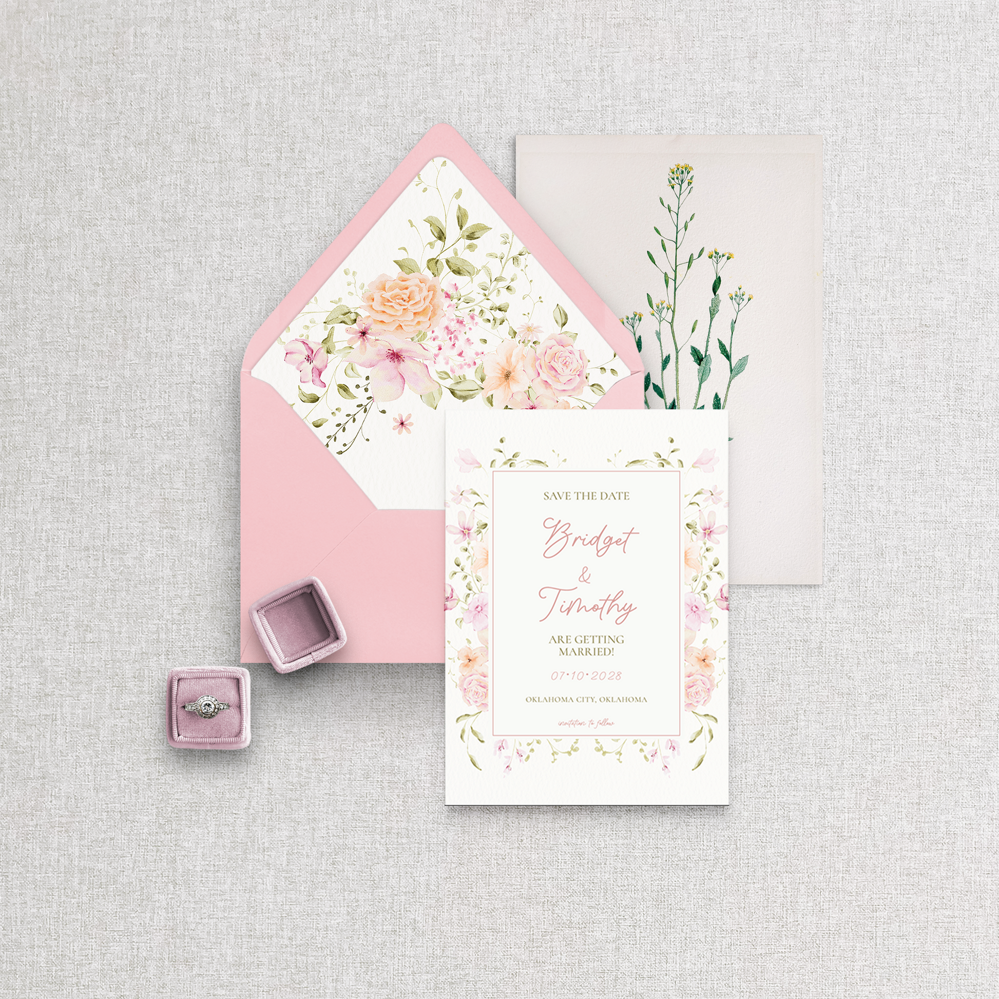 Wildflowers | Save the Date Save the Date