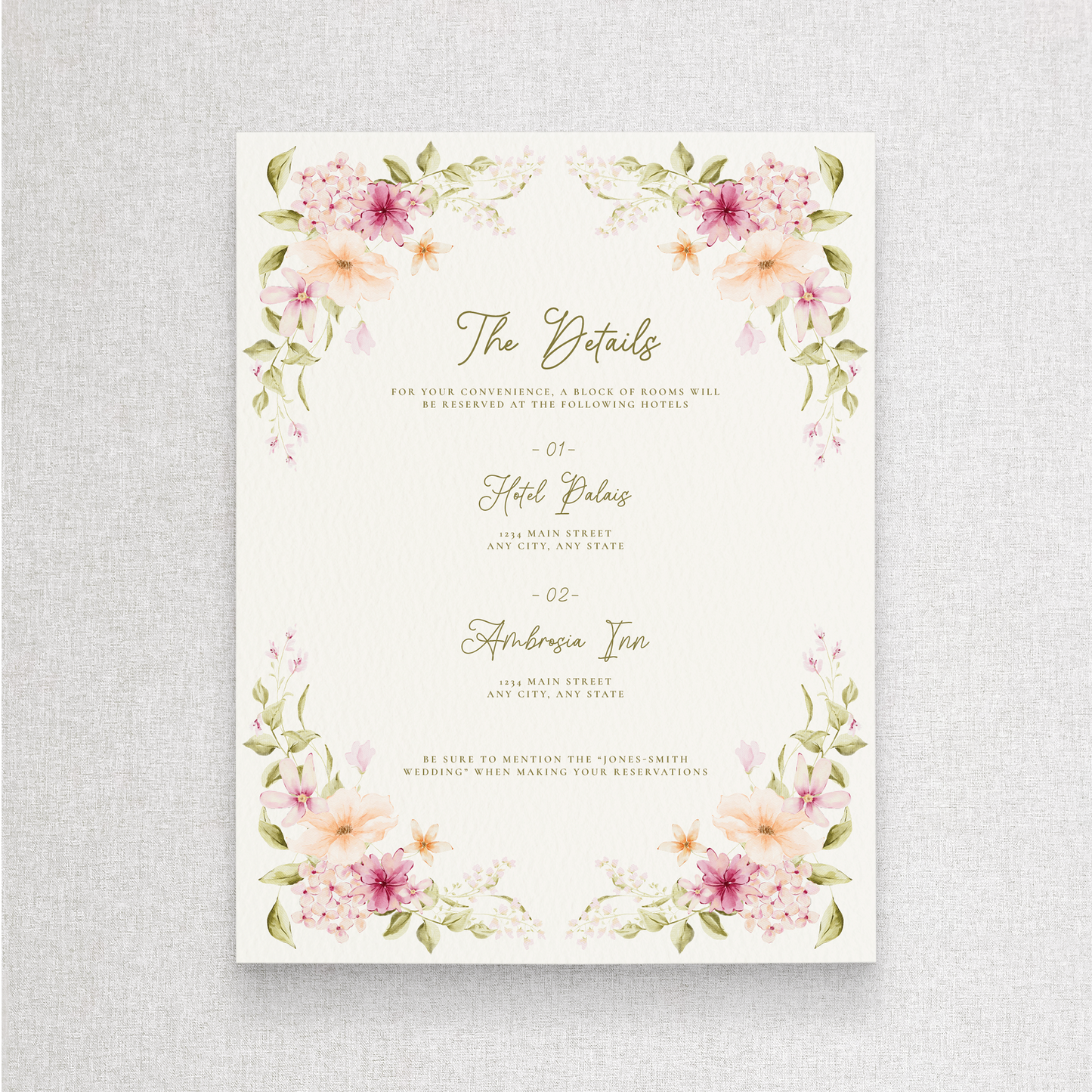 Wildflowers | Details Details Card