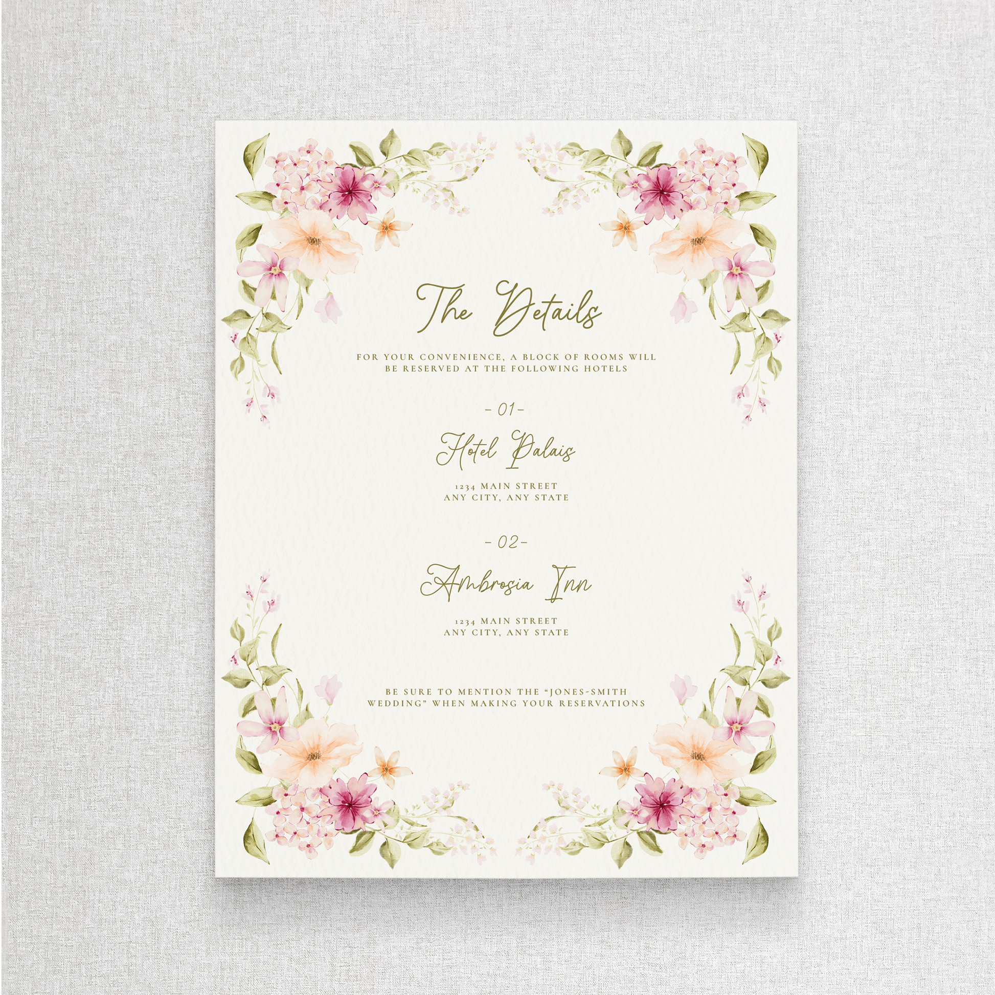 Wildflowers | Details Details Card