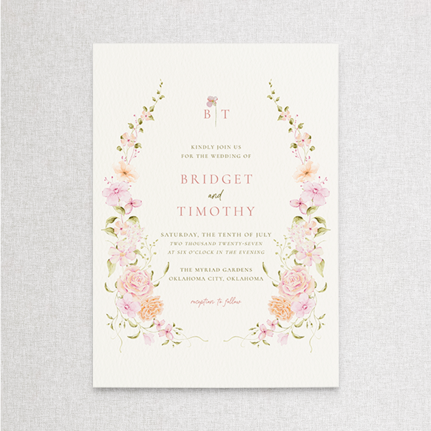 Wildflowers | Invitation Wedding Suite