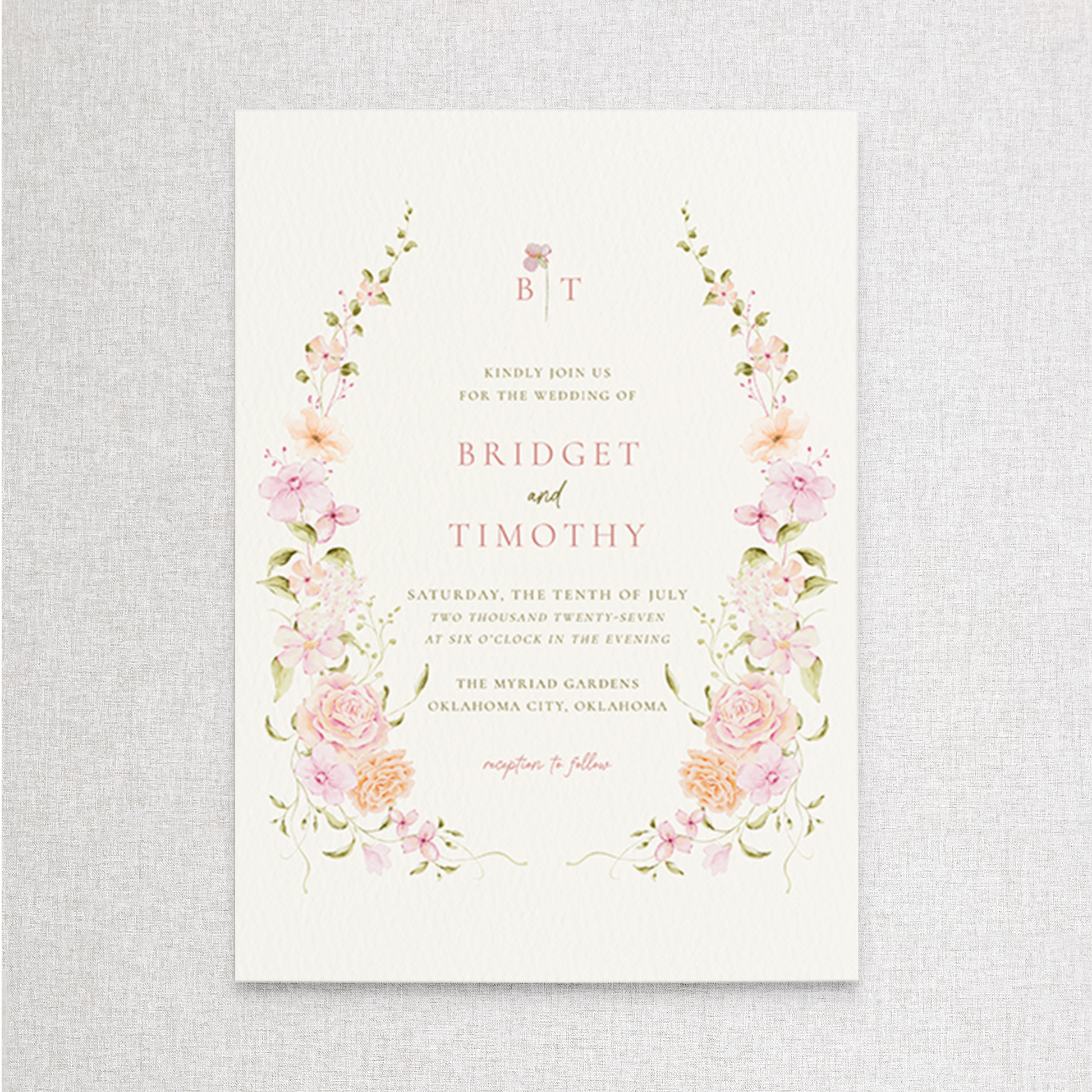 Wildflowers | Invitation Wedding Suite