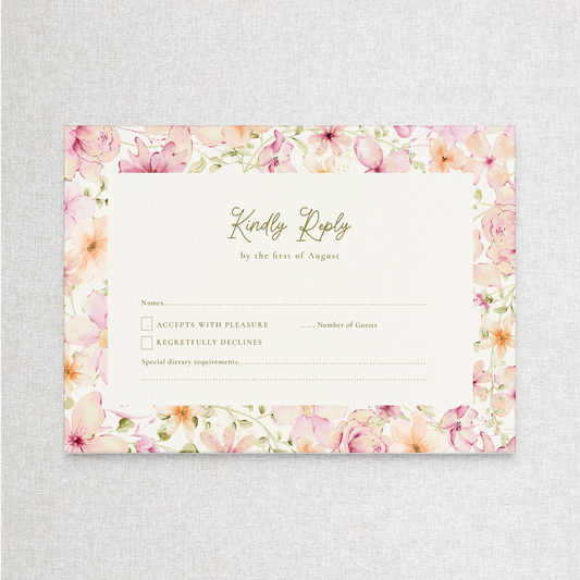 Wildflowers | RSVP RSVP Card