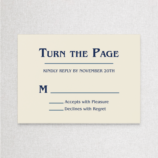 Winter Storybook | RSVP RSVP Card