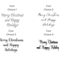 Vintage Christmas Ornaments | Custom Holiday Card Set of 12