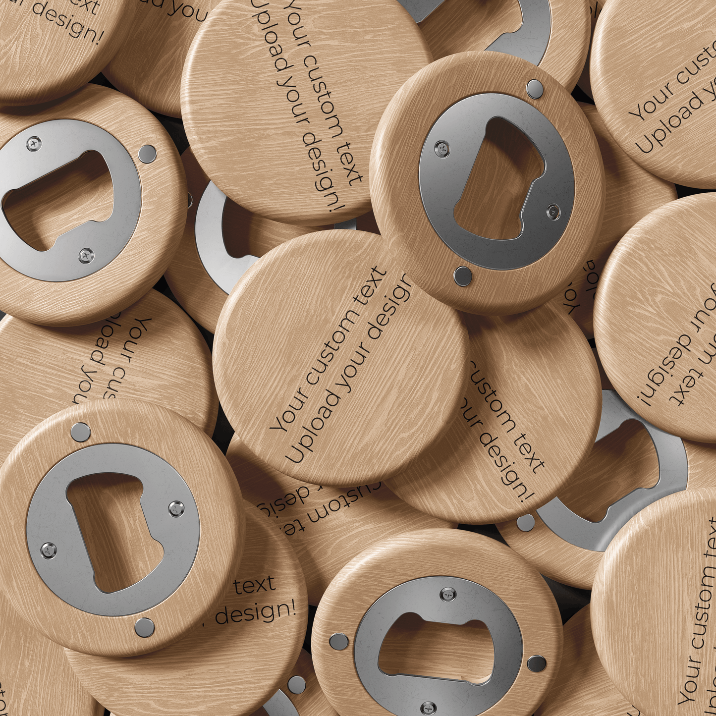 Custom Text or Image | Bamboo Bottle Opener Bottle Opener