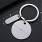 To My Daughter | Personalized Stainless Steel Keychain personalized keychain engraved