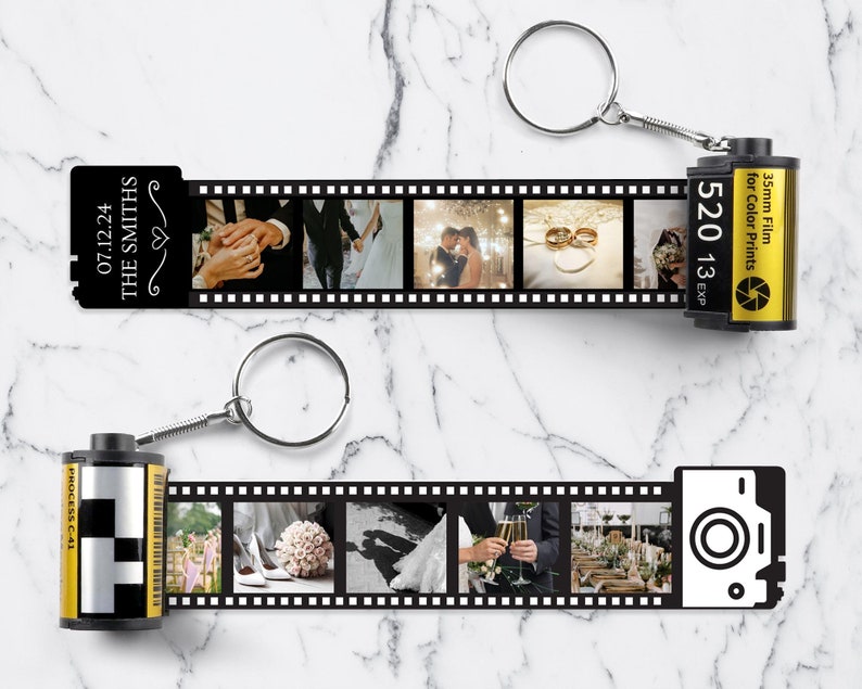 Personalized Photos | Film Roll Keychain personalized film roll keychain