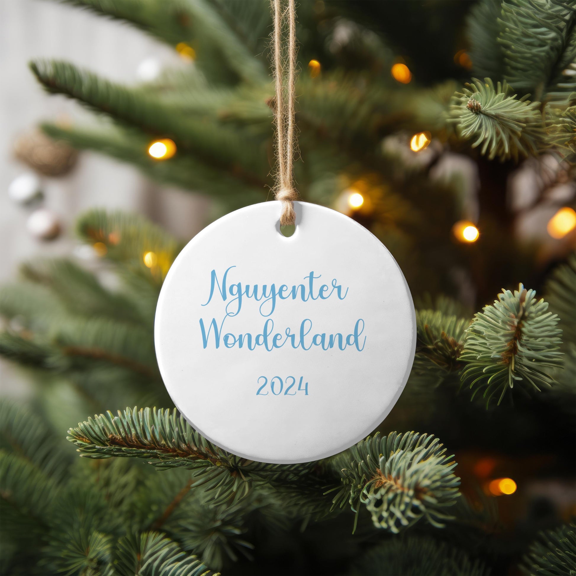 Nguyenter Wonderland Christmas Ornament Holiday Ornament