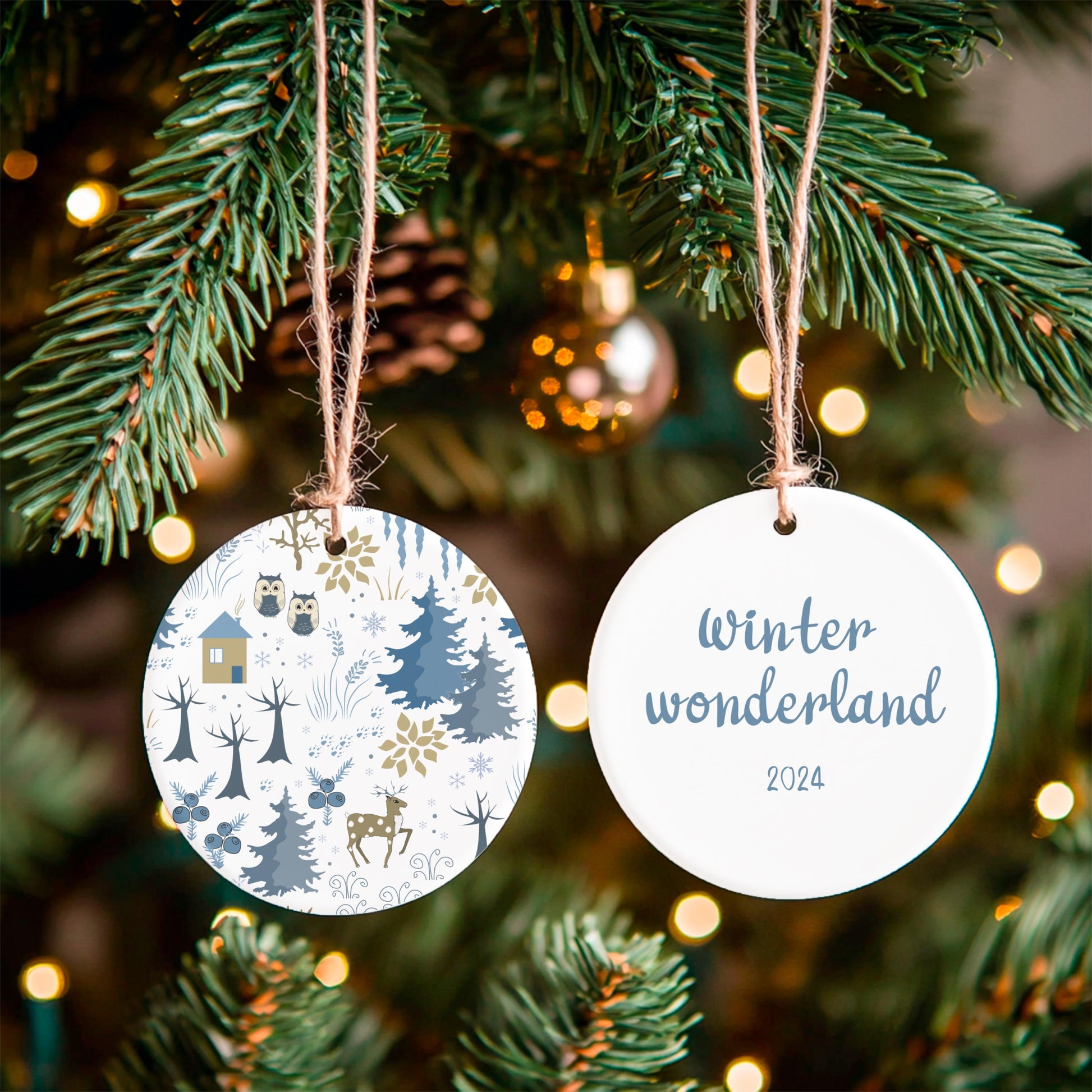 Winter Wonderland Christmas Ornament Holiday Ornament