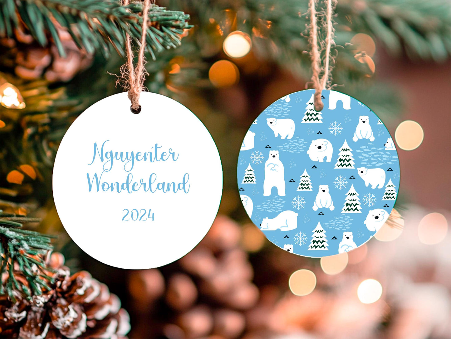 Nguyenter Wonderland Christmas Ornament Holiday Ornament