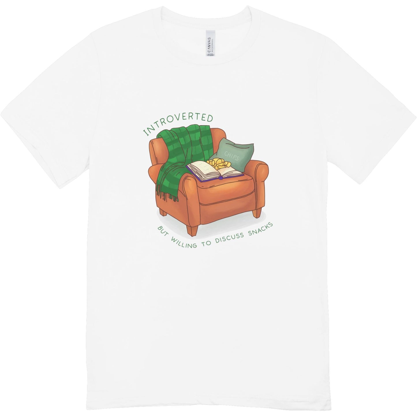 Introverted but Willing to Discuss Snacks Tee Shirt
