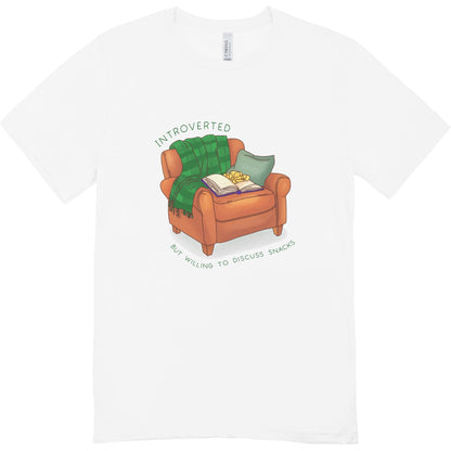 Introverted but Willing to Discuss Snacks Tee Shirt