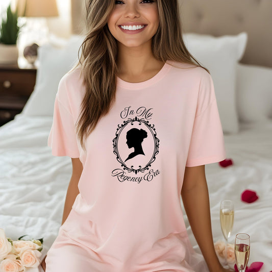 In My Regency Era Cameo Tee Shirt