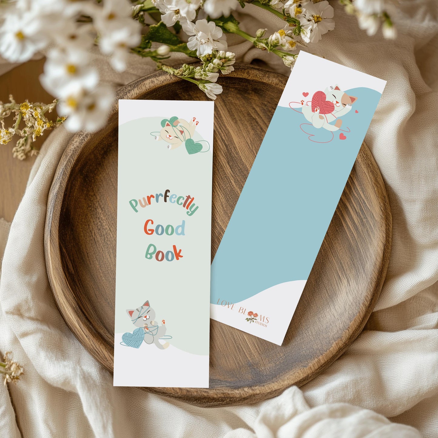 Purrfectly Good Book Bookmark