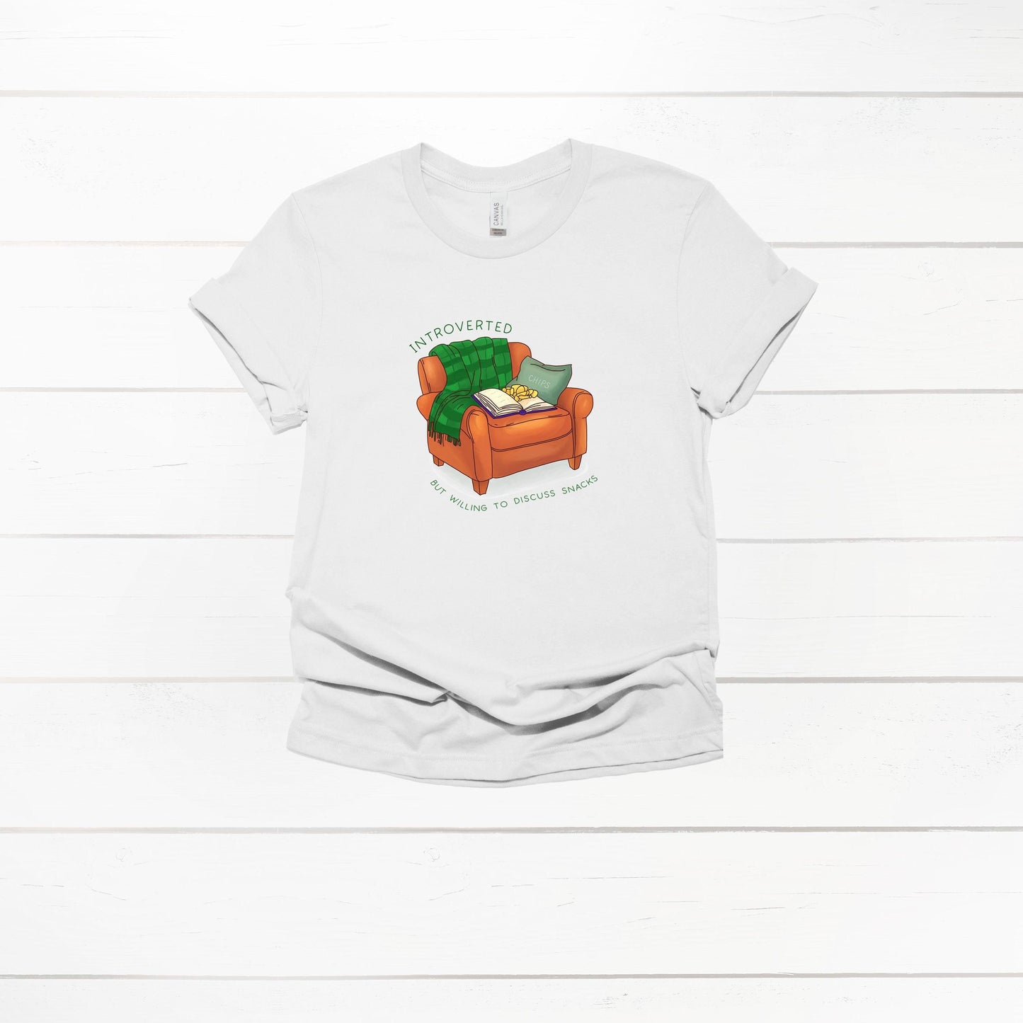 Introverted but Willing to Discuss Snacks Tee Shirt