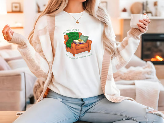 Introverted but Willing to Discuss Snacks Tee Shirt
