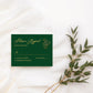 Enchanted Forest | 6pc Wedding Invitation Suite with RSVP + Details Card